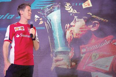 Vettel piensa sólo en podio