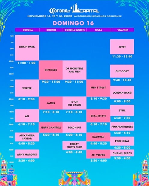 La banda AFI sacará al emo que el público lleva dentro. Foto: Instagram