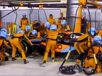 McLaren registró durante el GP de Qatar el pit stop más rápido en la historia de la Fórmula 1