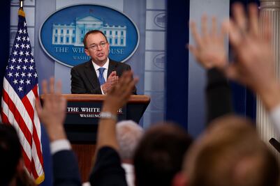 Casa Blanca acusa a demócratas de forzar cierre del gobierno