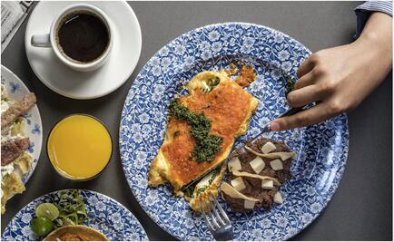 #RECETA Omelette con huauzontle  y caldillo de morita