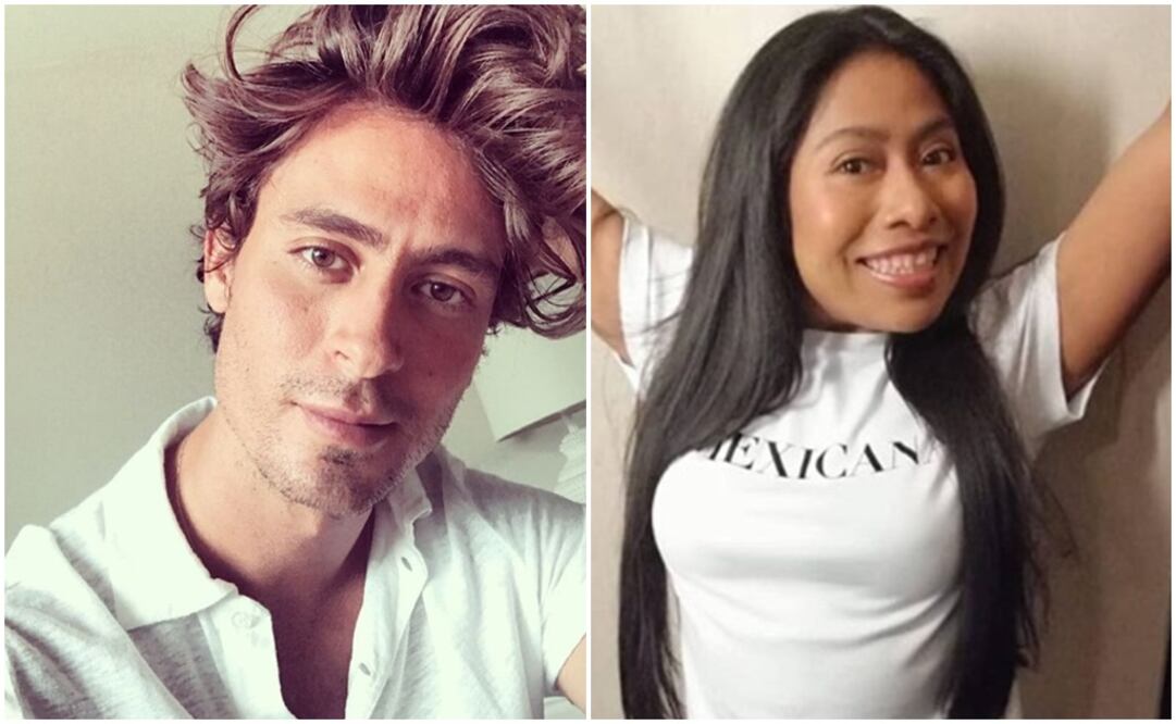 Kris Goyri, sobrino de Sergio Goyri vistió a Yalitza para los premios BAFTA en Londres. Foto: Instagram