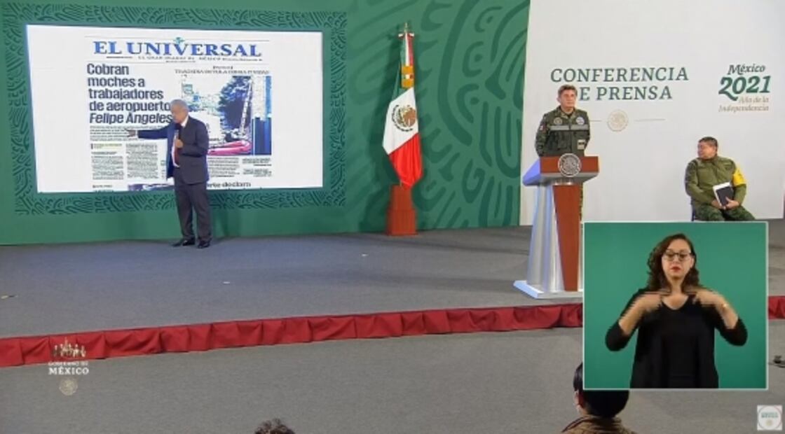 Sedena niega moches a trabajadores del Aeropuerto Felipe Ángeles