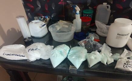 Aseguran laboratorio clandestino y drogas sintéticas en Sinaloa