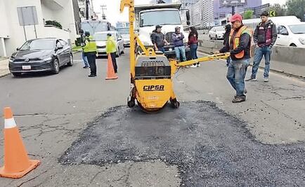 Realizan bacheo en 150 colonias de Naucalpan