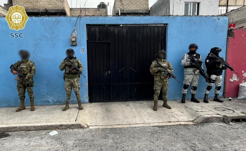 Caen 14 presuntos integrantes de una célula delictiva dedicada al narcomenudeo. Foto: Especial