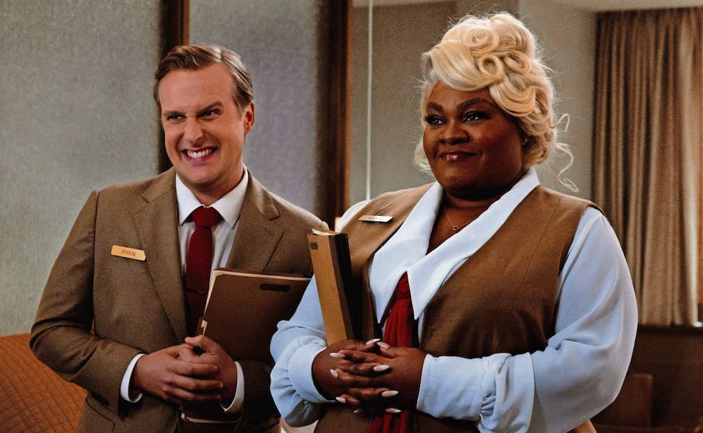 John Early (Ryan) y Da’Vine Joy Randolph (Anna) son los coordinadores en Junction. Foto: A24