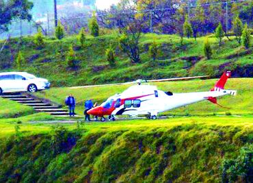 Traslado de Korenfeld en helicóptero tuvo descuento