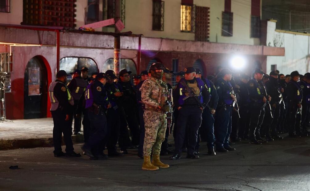 Secretaría de Seguridad de la CDMX refuerza vigilancia en Tepito. Foto: Valente Rosas