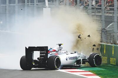 Incidentes por la pista resbaladiza