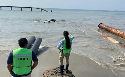 Se registra nuevo derrame de combustóleo pesado en Salina Cruz; es el séptimo en menos de un mes en Oaxaca