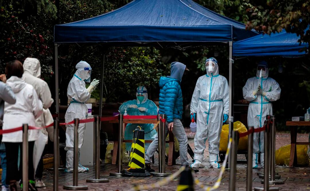 Brote de coronavirus en Shanghái. Foto: EFE 