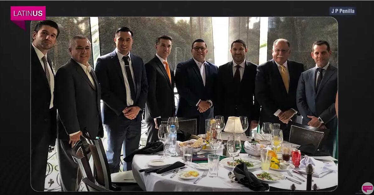 En la foto destaca Sergio Mayer y Martí Batres en el mismo círculo social que Juan Pablo Penilla. Foto: captura de pantalla tomada de Latinus