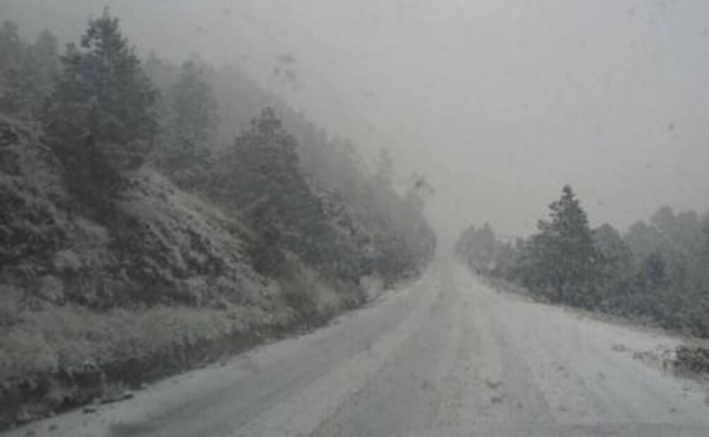 Sierra de Chihuahua registra las primeras nevadas