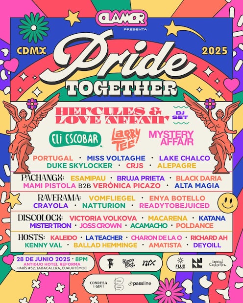 Se parte de la fiesta más diversa, libre y poderosa de la temporada. Foto: Pride Together