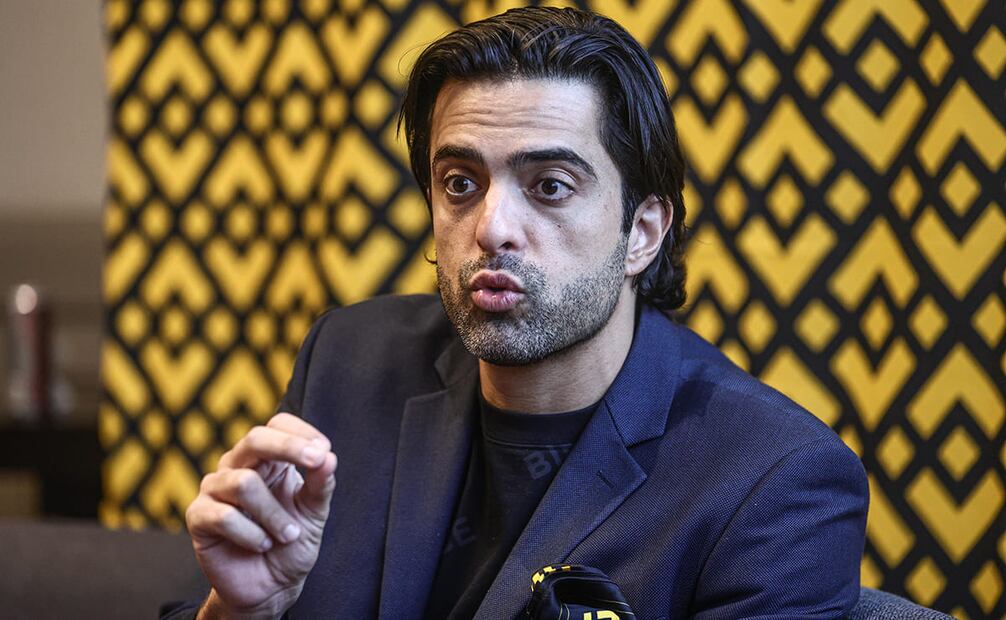 Guilherme Nazar, vicepresidente regional de Binance para América Latina.
Foto: Gabriel Pano/El Universal