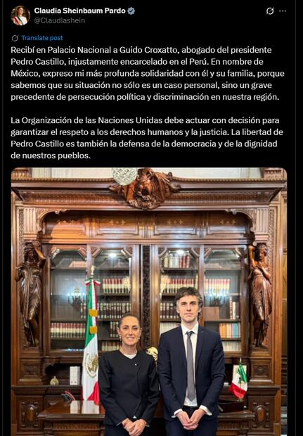 Claudia Sheinbaum a través de su cuenta oficial de X. Foto: captura de pantalla