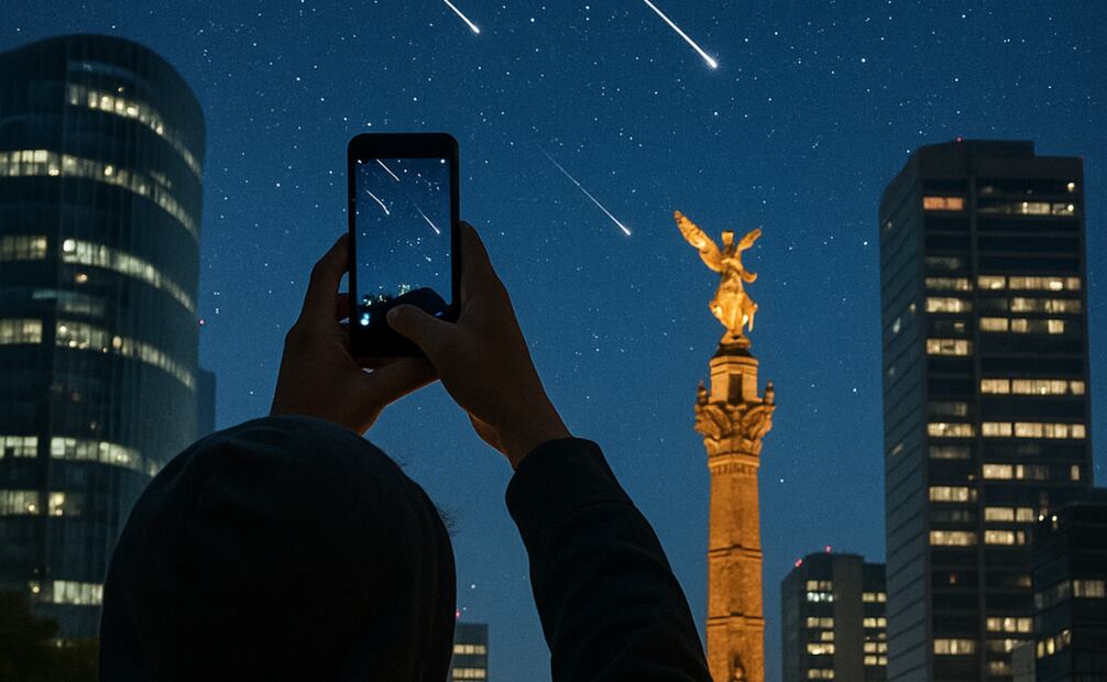 Durante abril, el cielo mexicano será testigo de uno de los espectáculos astronómicos más fascinantes: las Líridas.
Foto: Imagen creada con IA
