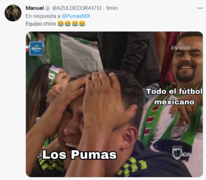 Memes humillan a Pumas tras la derrota ante Puebla que los dejó sin repechaje