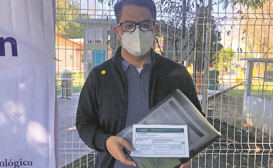 El profesor Alejandro Díaz, del Tec de Monterrey, dijo sentirse más seguro para las clases presenciales. Foto: Kevin Ruiz/ EL UNIVERSAL 