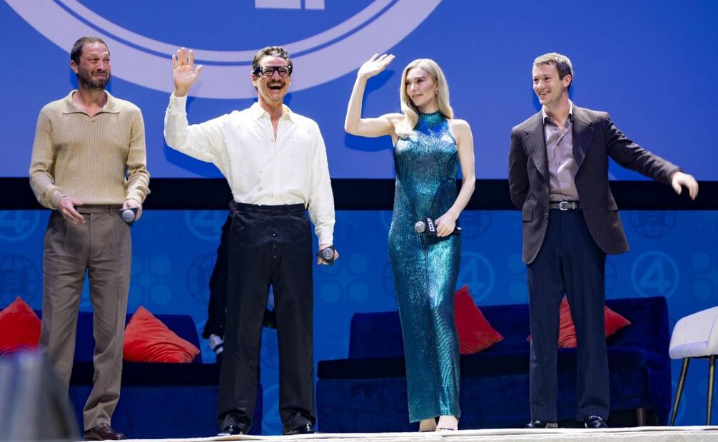 Pedro Pascal y el elenco del remake de los 4 Fantásticos en la CCXP. (31/05/25) Fotos: Hugo Salvador / EL UNIVERSAL
