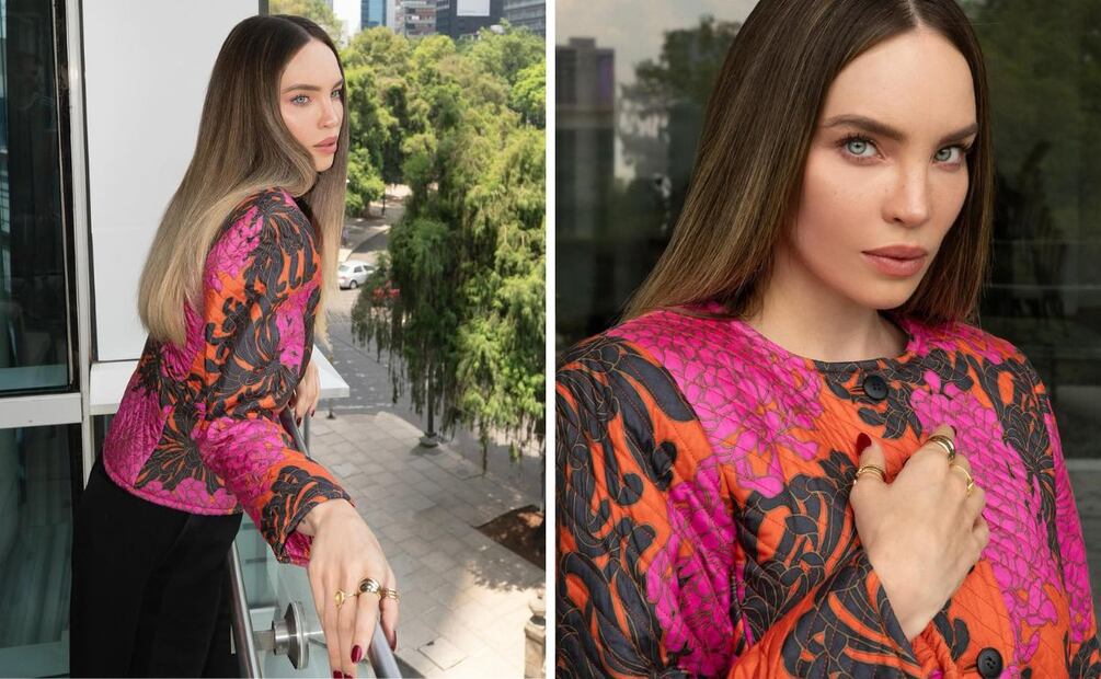 Belinda luce pieza vintage de Yves Saint Laurent. Foto: Especial. Instagram @belindapop