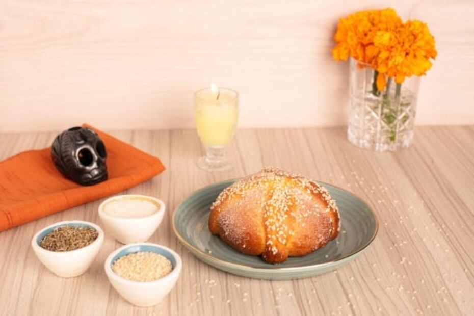 Este pan de muerto está inspirado en las tradiciones oaxaqueñas
