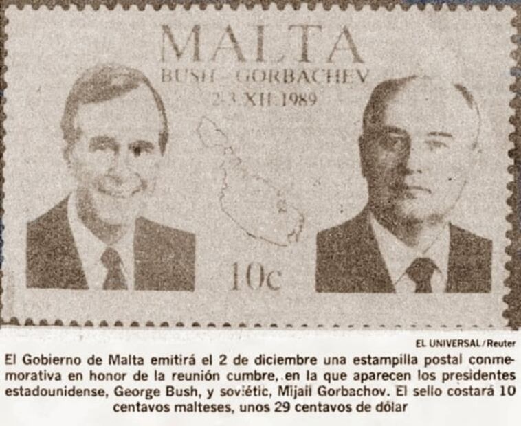 Fue en diciembre de 1989 que terminó la Guerra Fría