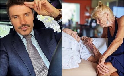 Leonardo García comparte conmovedora foto de su madre junto a Andrés García, en los últimos días del actor y afirma: "la verdadera esposa"