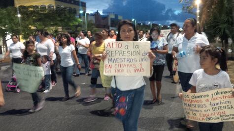 Maestros de Q. Roo se solidarizan con docentes en Chiapas