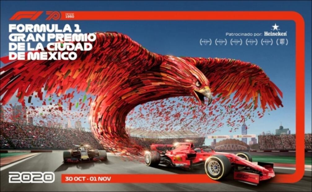 Fórmula Uno revela carteles del Gran Premio de la Ciudad de México