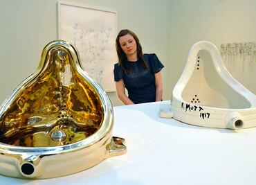 Marcel Duchamp creó arte con un urinario