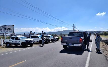 Intensifican operativo de seguridad en Álvaro Obregón, Michoacán, por violencia de cárteles