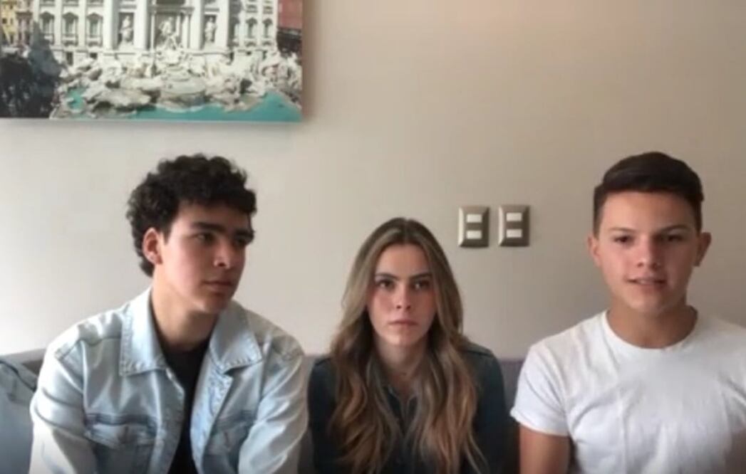 Nathan, Emiliano y Paula. Foto: Captura