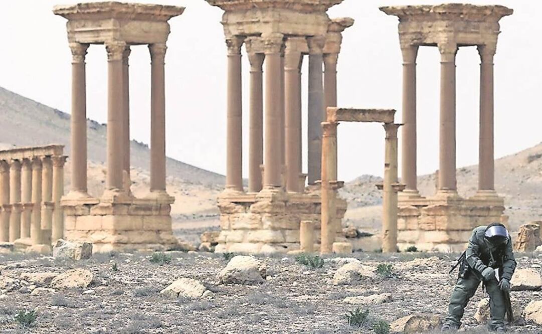 El EI retomó Palmira tras un ataque iniciado el pasado 8 de diciembre aunque ya se había hecho con el control entre mayo y marzo de 2016. FOTO: EFE.