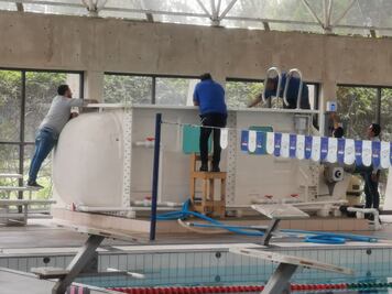 FMN ya repara el canal de nado contracorriente