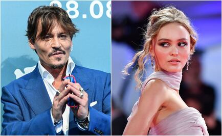Johnny Depp, orgulloso de su hija Lily-Rose en Venecia