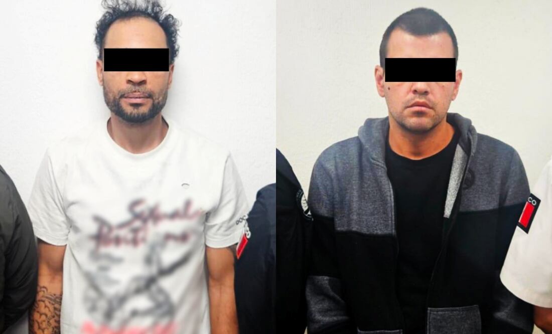 Detienen en CDMX a dos estadounidenses buscados por conspiración criminal en EU (01/11/2025). Fotos: Especiales
