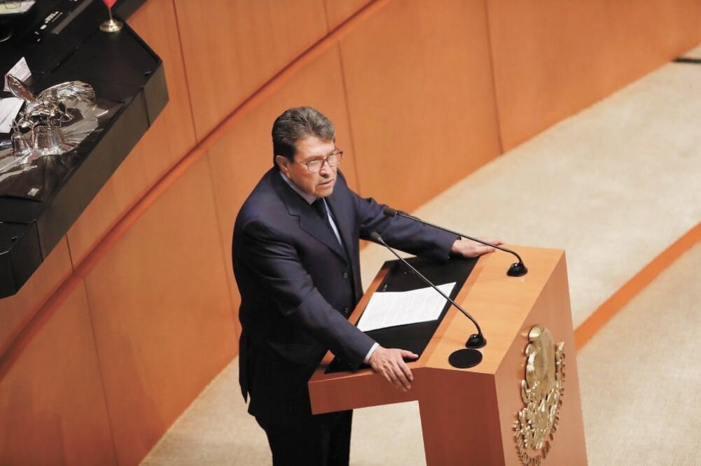 La iniciativa de regulación de la marihuana presentada por Ricardo Monreal y por Olga Sánchez Cordero fue aplaudida por el PRD. Foto. IVÁN STEPHENS. EL UNIVERSAL