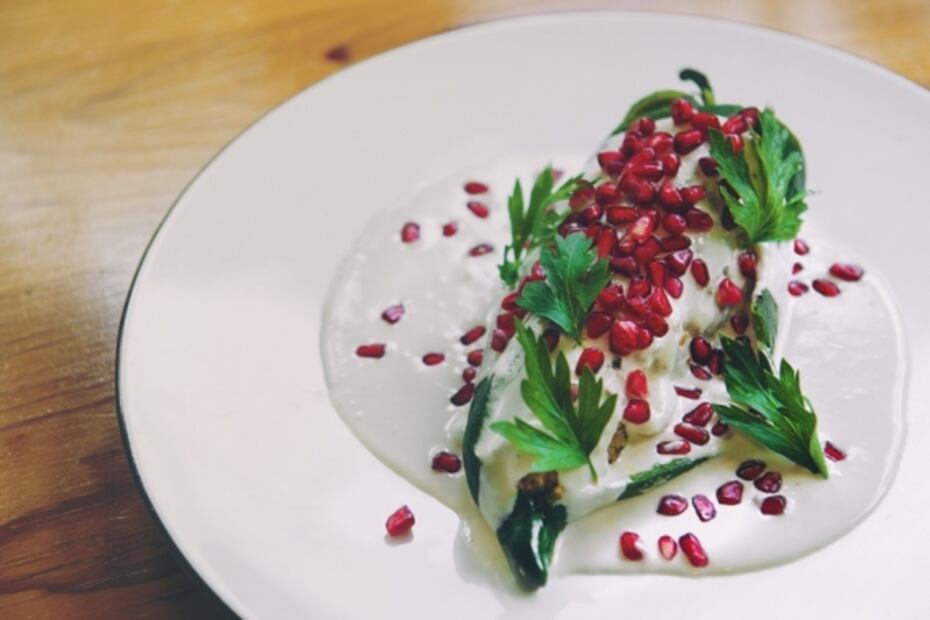 Disfruta la temporada de chiles en nogada 2020, en la CDMX