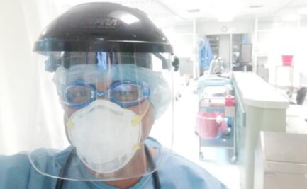 Esperanza y frustración; así lo vive Daniel, médico que atiende Covid-19 en terapia intensiva