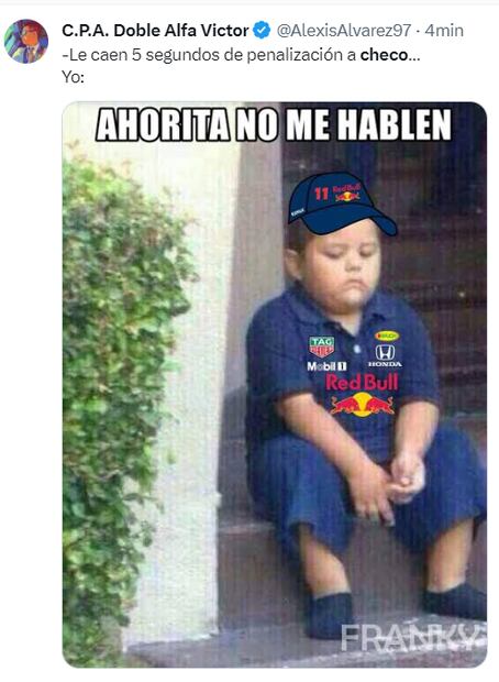 Los mejores memes del cuarto lugar de Checo Pérez en el GP de Países Bajos