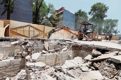 Sólo liberan 17% del dinero para reconstruir