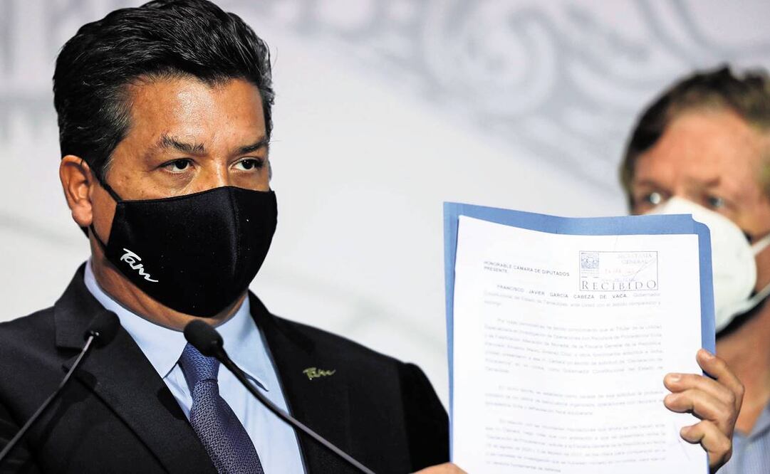 Actualmente existe una orden de aprehensión en contra del gobernador Francisco Javier García Cabeza de Vaca por lavado de dinero. Foto: Archivo / EL UNIVERSAL