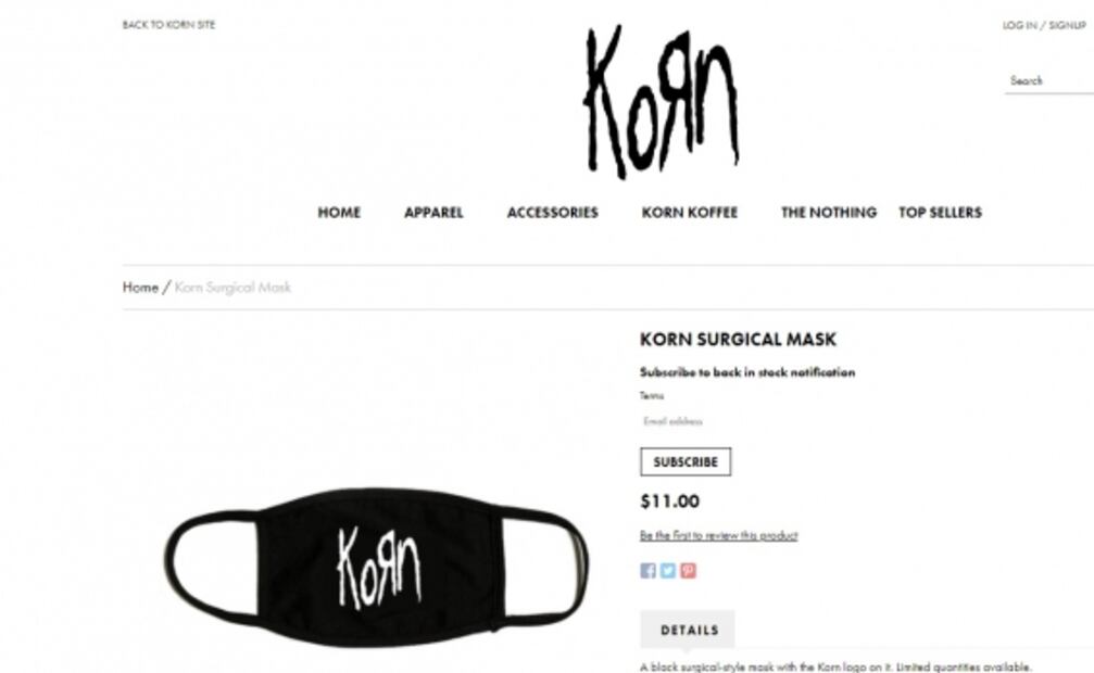 El coronavirus dispara la demanda por las mascarillas de KoRn