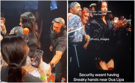 Dua Lipa vive momento incómodo con fan durante un show en Los Ángeles
