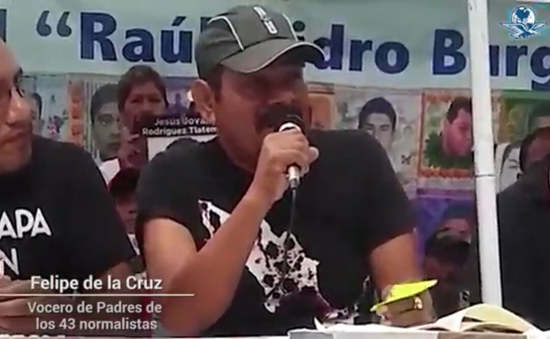 Felipe de la Cruz, representative of the parents of the missing students. (Photo: SPECIAL)