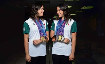 Mia y Lia Cueva combinan estudios y alto rendimiento; construyen su futuro dentro y fuera del agua