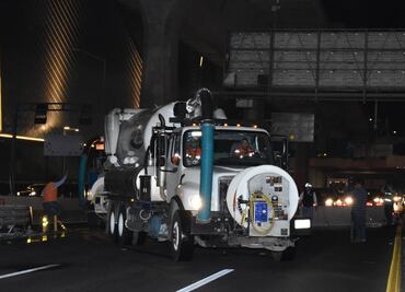 Por limpieza de drenaje, alistan cierre nocturno de Periférico Norte