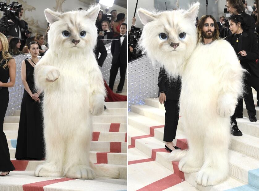 Jared Leto en Met Gala. Foto:  Evan Agostini/Invision/AP, Archivo EL UNIVERSAL.